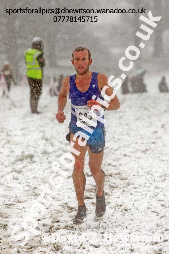 Senior mens North Eastern Cross Country, Sedgefield, County Durham. Photo: David T. Hewitson/Sports for All Pics
